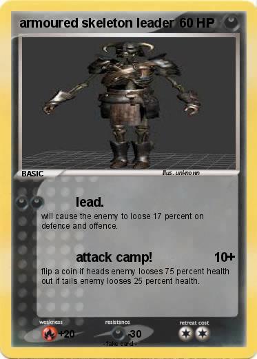 Pokemon armoured skeleton leader