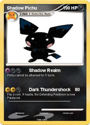 Pokemon Shadow Pichu