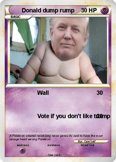 Pokemon Donald dump rump