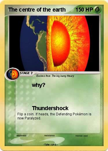 Pokemon The centre of the earth
