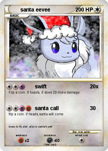 Pokemon santa eevee Pokemon santa eevee