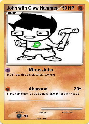 Pokemon John with Claw Hammer