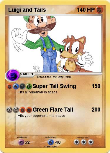 Pokemon Luigi and Tails