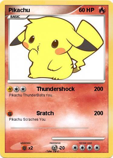 Pokemon Pikachu