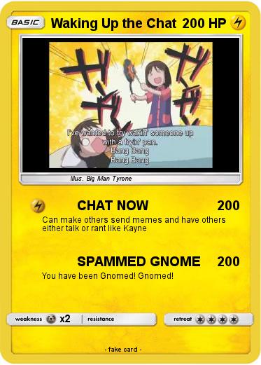 Pokemon Waking Up the Chat