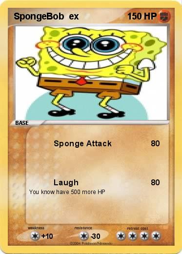 Pokemon SpongeBob  ex