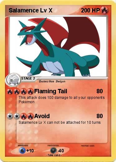 Pokemon Salamence Lv X