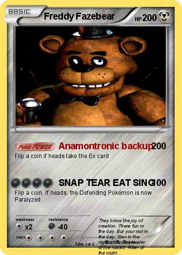 Pokemon Freddy Fazebear