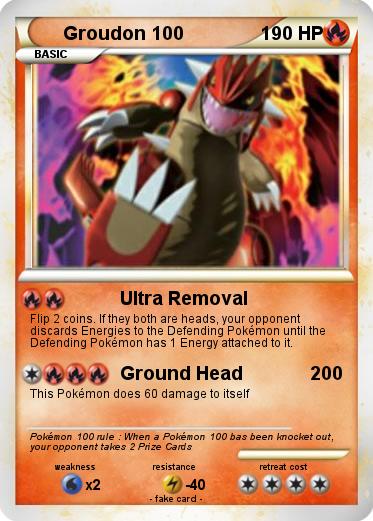 Pokemon Groudon 100