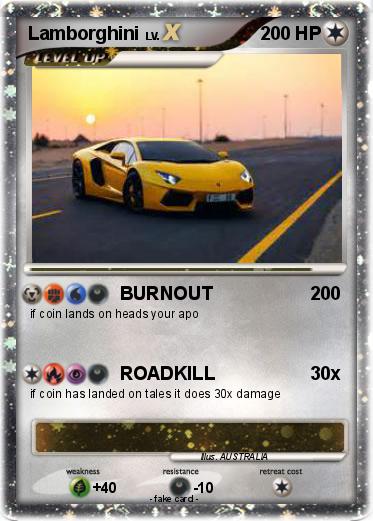 Pokemon Lamborghini