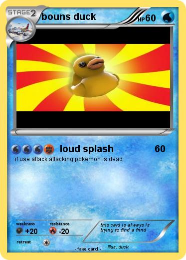 Pokemon bouns duck