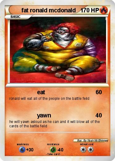 Pokemon fat ronald mcdonald