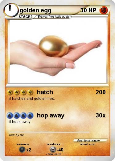Pokemon golden egg