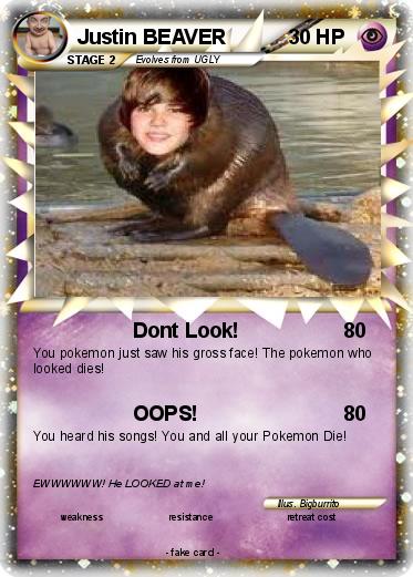 Pokemon Justin BEAVER