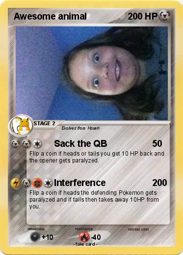 Pokemon Awesome animal