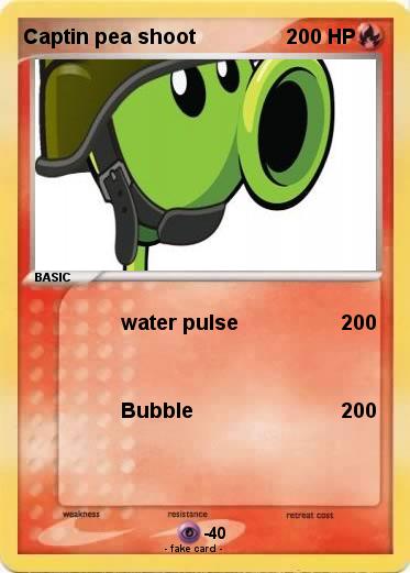 Pokemon Captin pea shoot