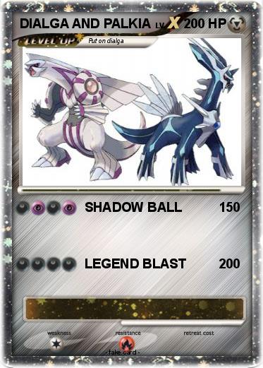 Pokemon DIALGA AND PALKIA