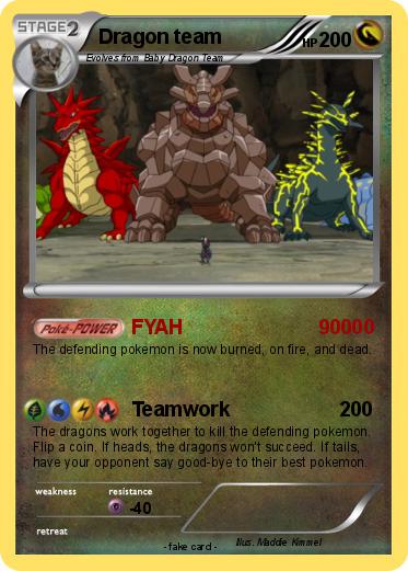 Pokemon Dragon team