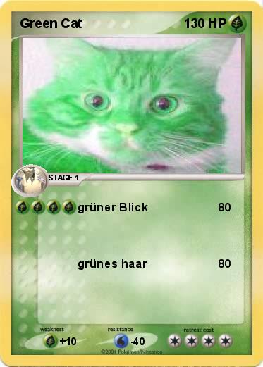 Pokemon Green Cat