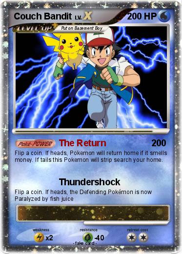 Pokemon Couch Bandit