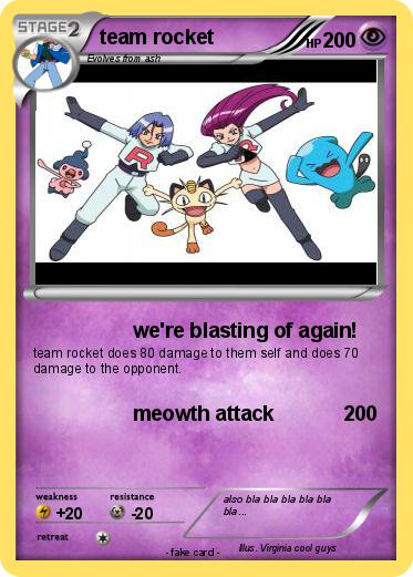 Pokemon team rocket