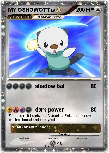 Pokemon MY OSHOWOTT