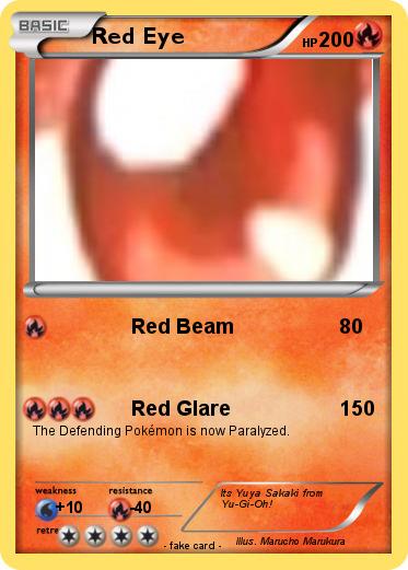 Pokemon Red Eye
