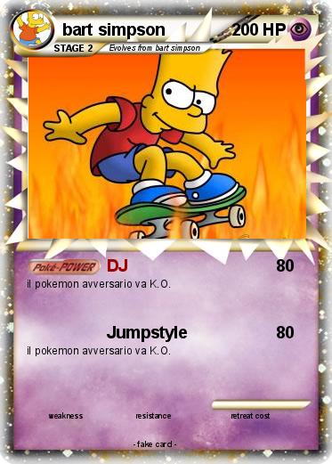 Pokemon bart simpson