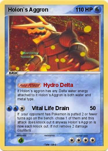 Pokemon Holon`s Aggron