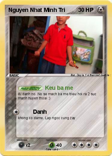 Pokemon Nguyen Nhat Minh Tri