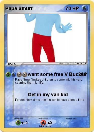 Pokemon Papa Smurf