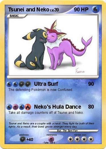 Pokemon Tsunei and Neko