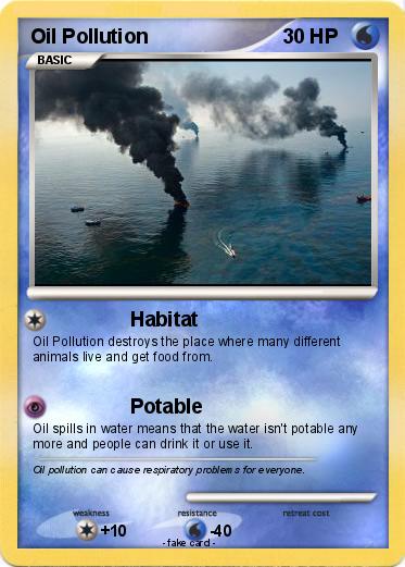 Pokemon Oil Pollution