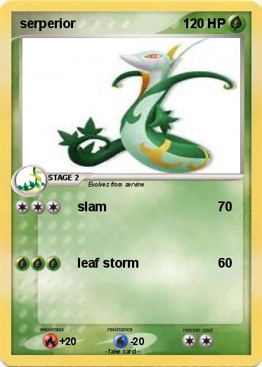 Pokemon serperior