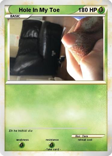 Pokemon Hole In My Toe