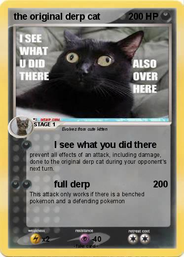 Pokemon the original derp cat