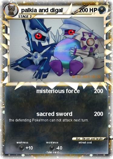 Pokemon palkia and digal