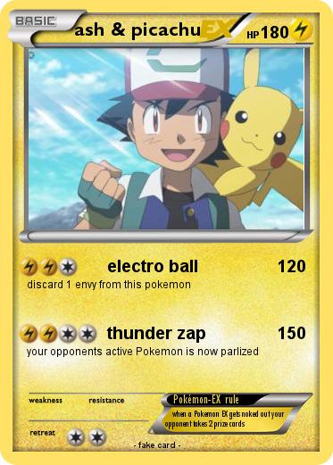 Pokemon ash & picachu