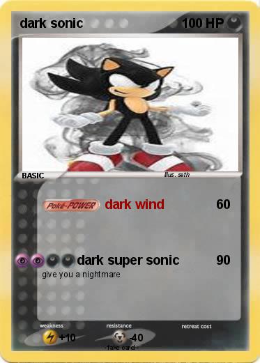 Pokemon dark sonic