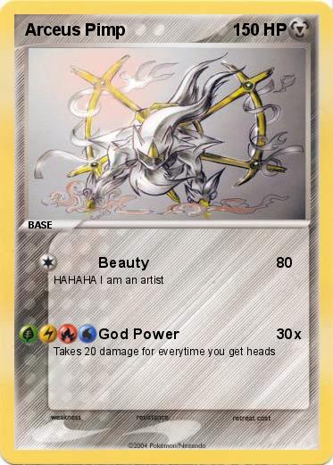 Pokemon Arceus Pimp