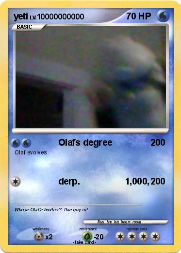 Pokemon yeti