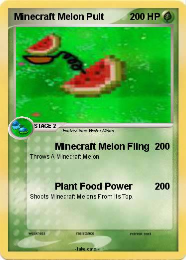 Pokemon Minecraft Melon Pult