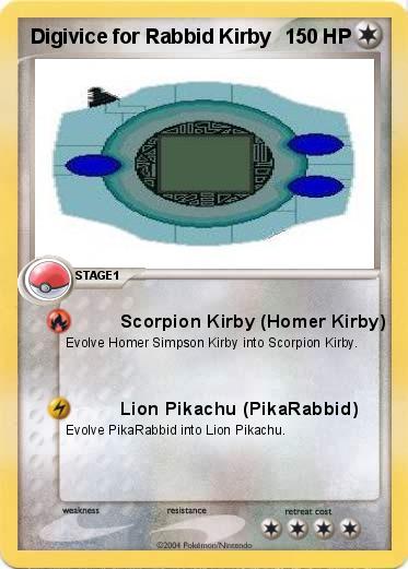Pokemon Digivice for Rabbid Kirby