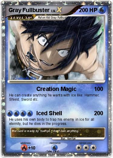 Pokemon Gray Fullbuster