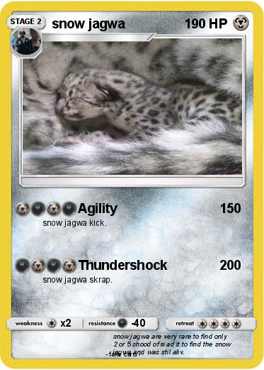 Pokemon snow jagwa