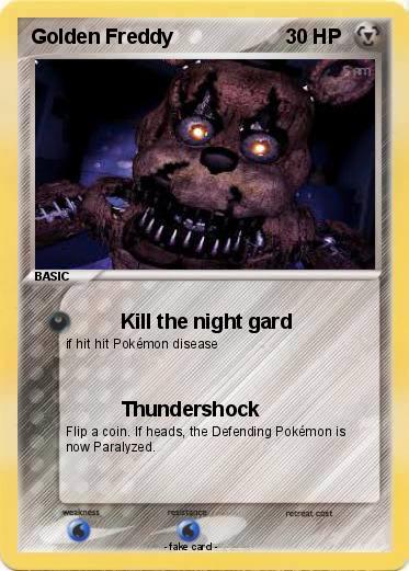 Pokemon Golden Freddy