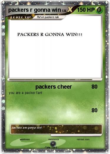 Pokemon packers r gonna win