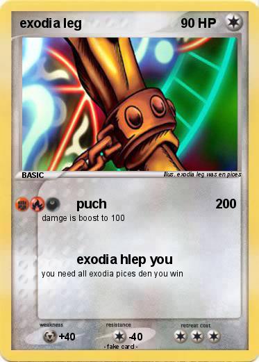 Pokemon exodia leg
