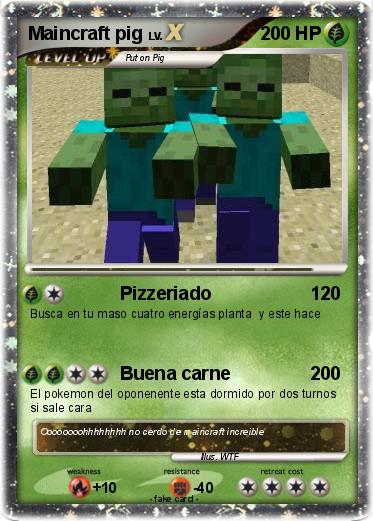 Pokemon Maincraft pig
