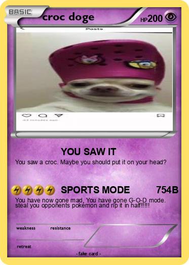 Pokemon croc doge